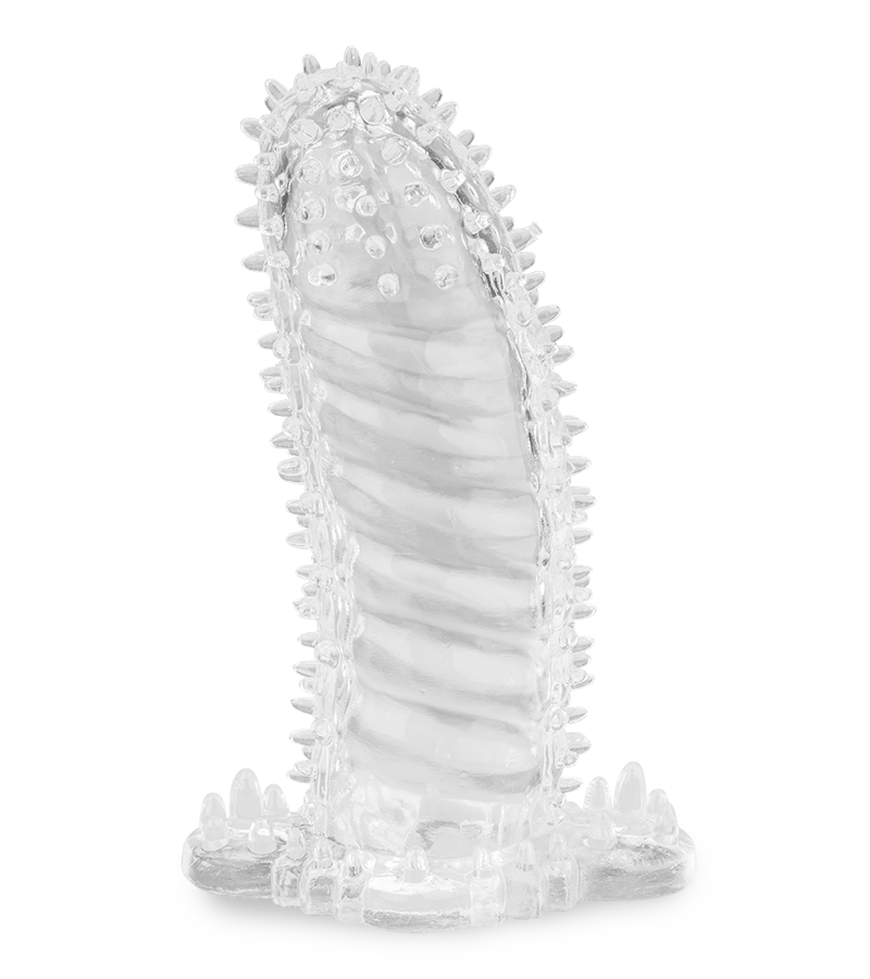 Textured cock sleeve