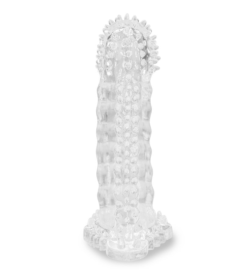 Textured cock sleeve