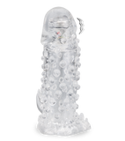 Textured vibrating penis sleeve