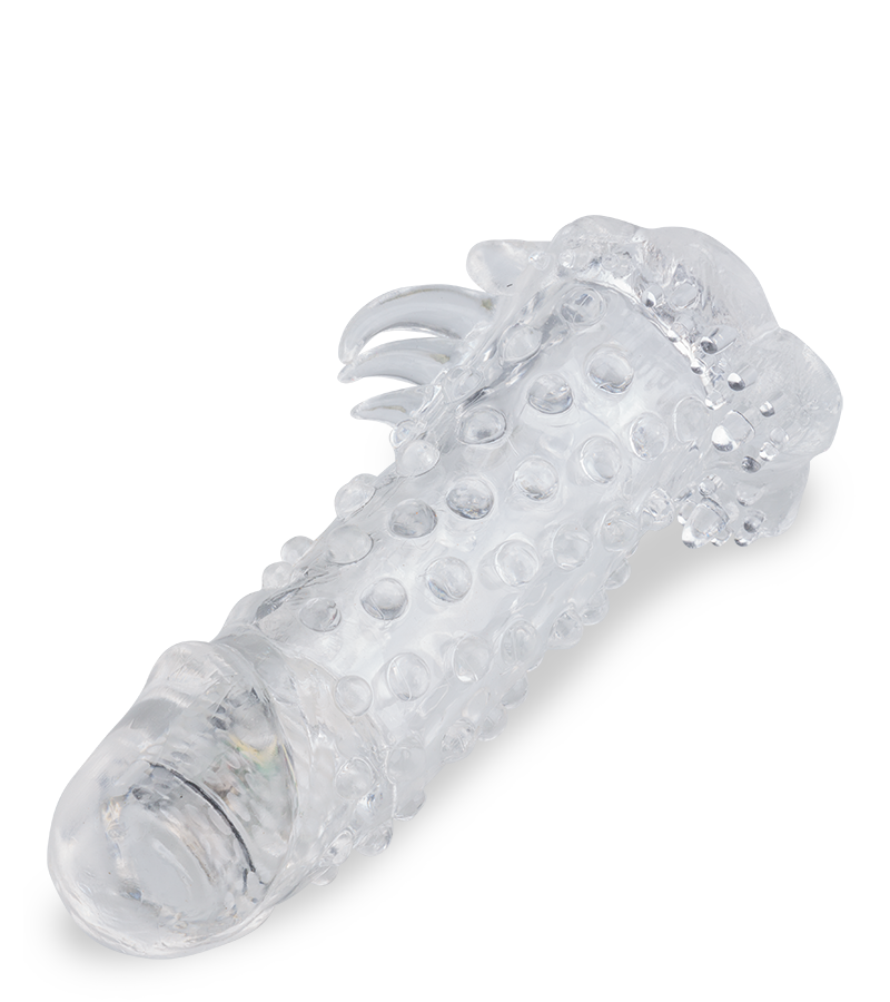 Textured vibrating penis sleeve