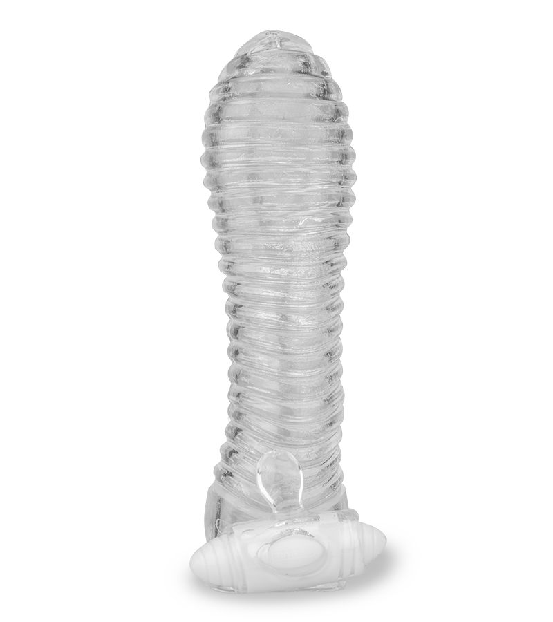 Thick ribbed penis sleeve