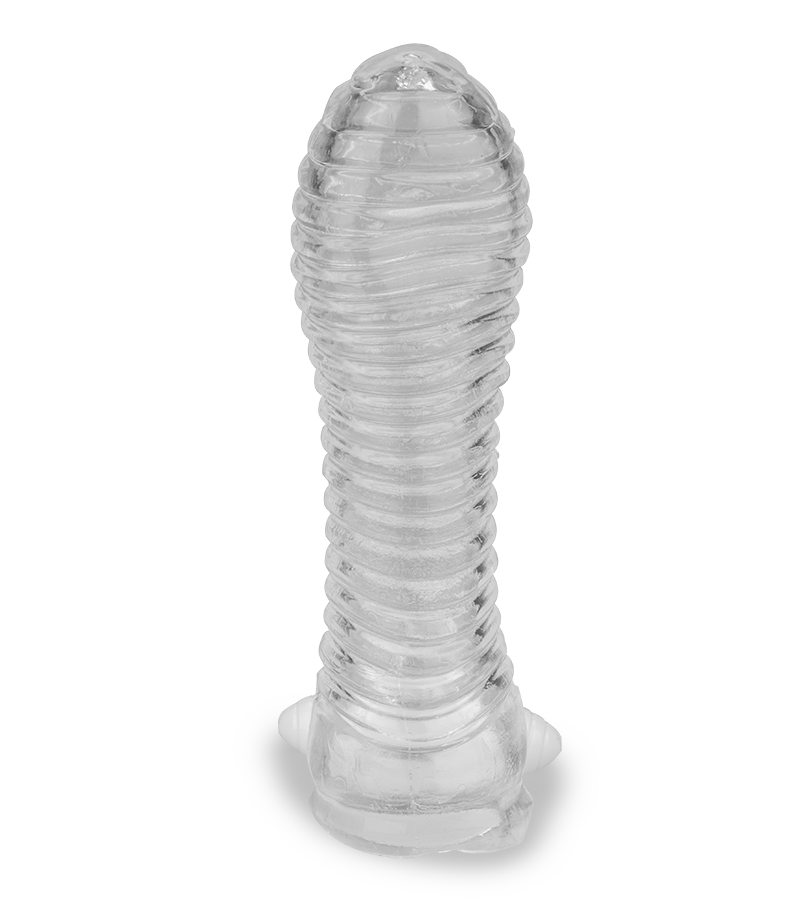 Thick ribbed penis sleeve