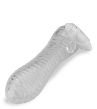 Load image into Gallery viewer, Thick ribbed penis sleeve