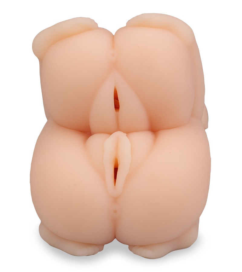 Thrilling Threesome double pocket vagina