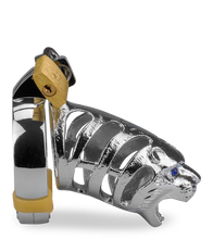 Load image into Gallery viewer, Tiger Chinese zodiac penis chastity cage