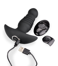 Load image into Gallery viewer, Tokyo vibrating and thrusting butt plug