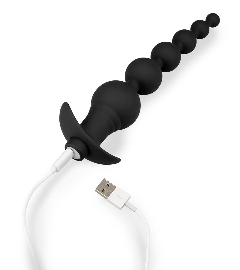 Tower vibrating anal beads