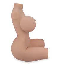 Load image into Gallery viewer, Tracy realistic sex torso with big boobs 17 lb