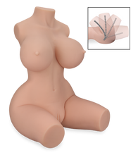 Load image into Gallery viewer, Tracy realistic sex torso with big boobs 17 lb