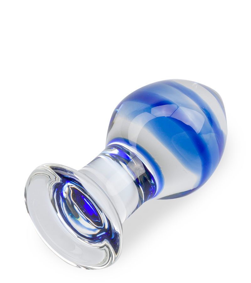 Trance glass anal plug
