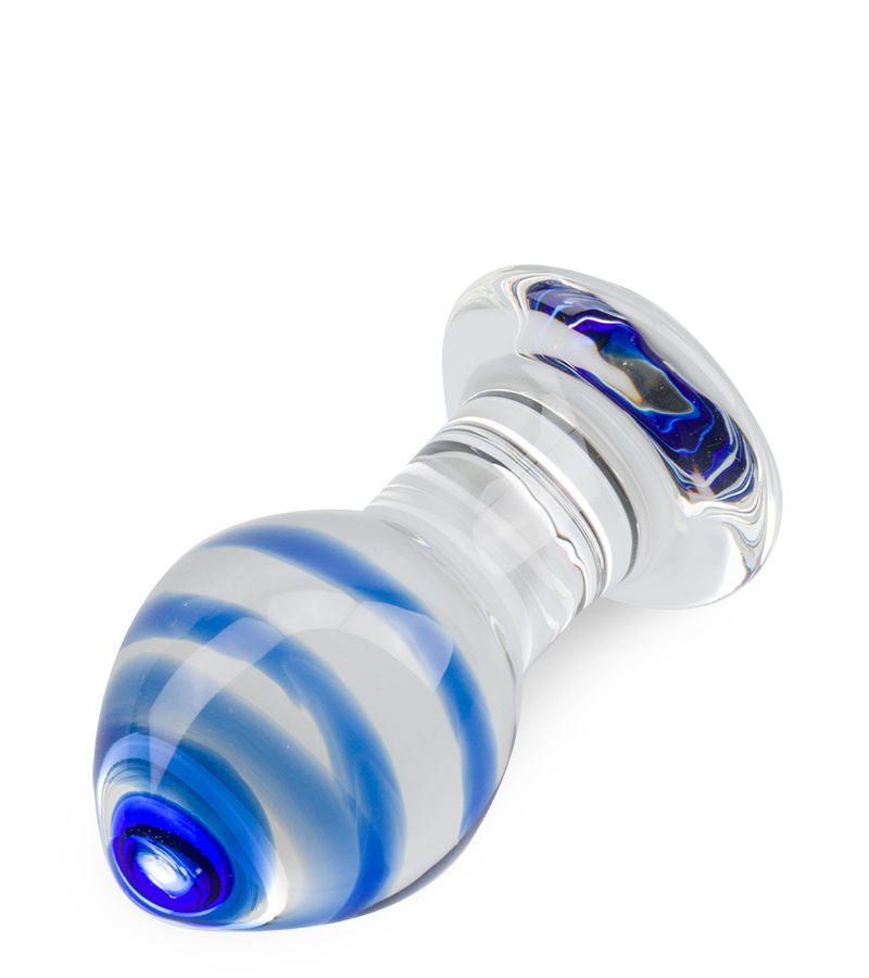 Trance glass anal plug