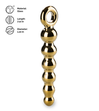 Load image into Gallery viewer, Treasure glass anal beads