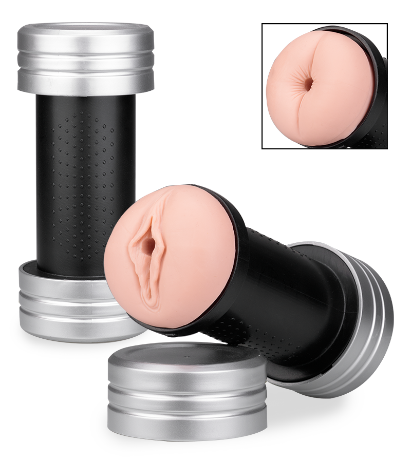 Trudy double-entry manual masturbator