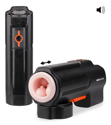 Turbo Gun thrusting masturbator with audio feature