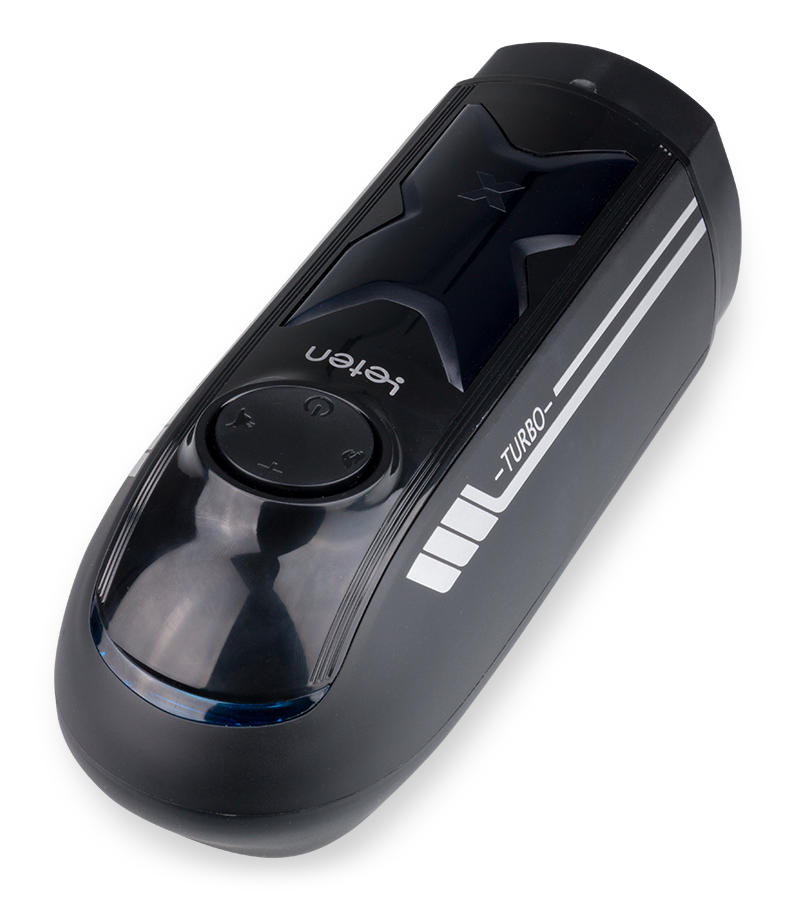 Turbo Pleasure thrusting heated masturbator with audio feature