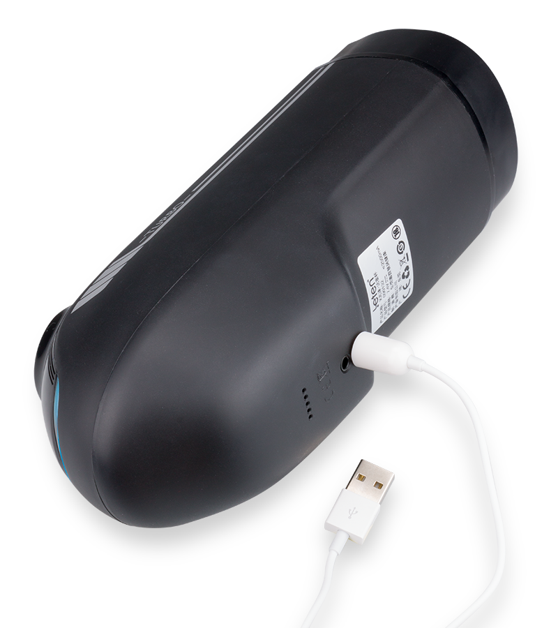 Turbo Pleasure thrusting heated masturbator with audio feature