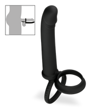 Load image into Gallery viewer, Twilight double cock ring and butt plug