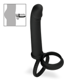 Twilight double cock ring and butt plug