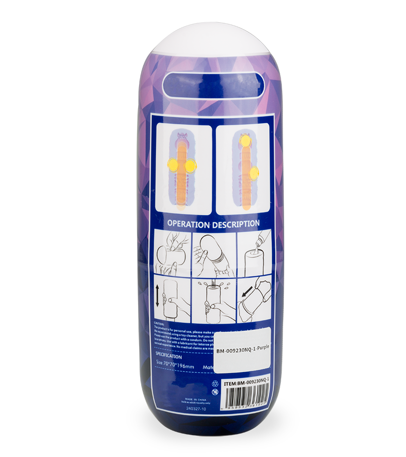 Twin Balls manual male masturbator