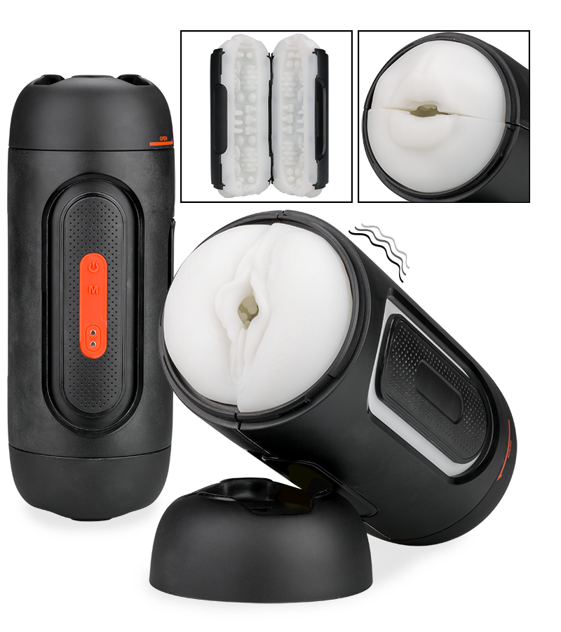 Tyron double-ended vibrating masturbator