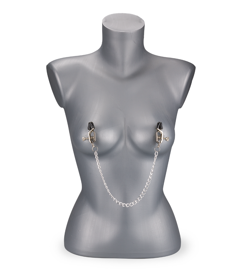 Under Pressure nipple clamps with chain