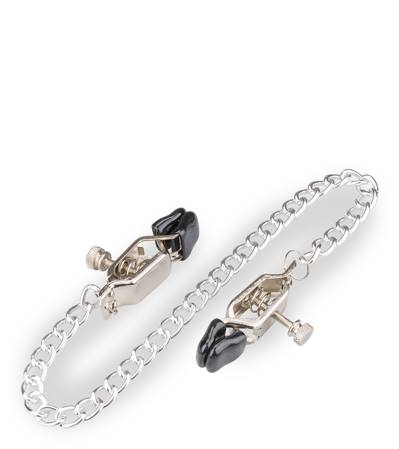 Under Pressure nipple clamps with chain