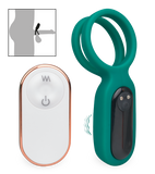 Unity vibrating double cock ring with clit stimulator