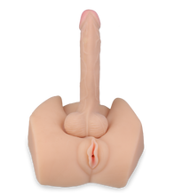 Load image into Gallery viewer, Vagina and dildo masturbator