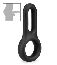 Load image into Gallery viewer, Vaster medical-grade silicone double cock ring