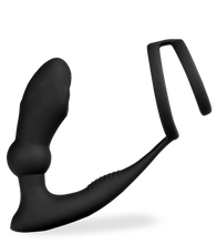 Load image into Gallery viewer, Vegas vibrating and throbbing prostate massager and double cock ring