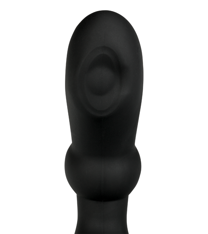 Vegas vibrating and throbbing prostate massager and double cock ring