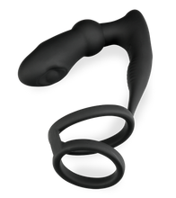 Load image into Gallery viewer, Vegas vibrating and throbbing prostate massager and double cock ring