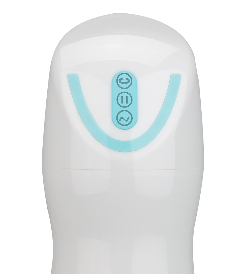 Vibe vibrating and sucking masturbator