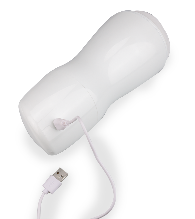 Vibe vibrating and sucking masturbator