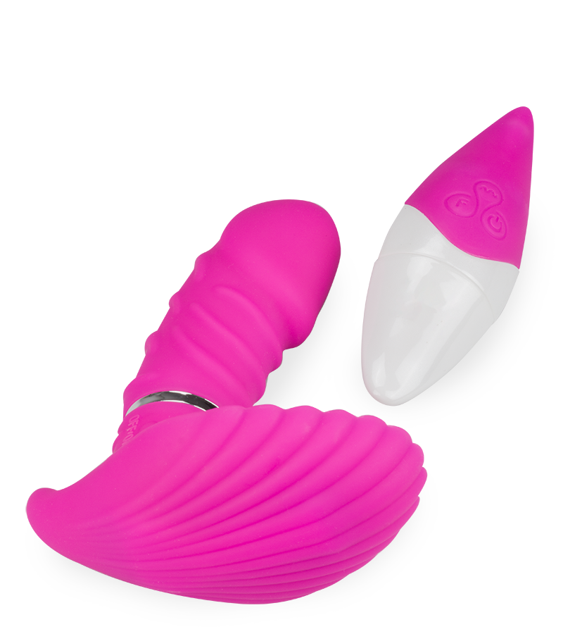 Vibrant air remote control clitoral stimulator