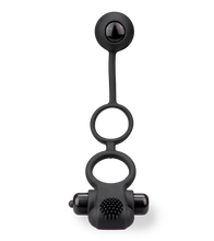 Load image into Gallery viewer, Vibrating anal bead double cock ring 10 speeds