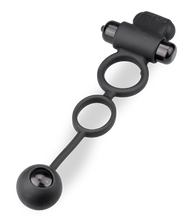 Load image into Gallery viewer, Vibrating anal bead double cock ring 10 speeds