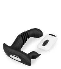 Load image into Gallery viewer, Vibrating and thrusting dildo clitoris stimulator 20 modes