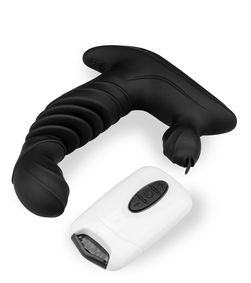 Vibrating and thrusting dildo clitoris stimulator 20 modes