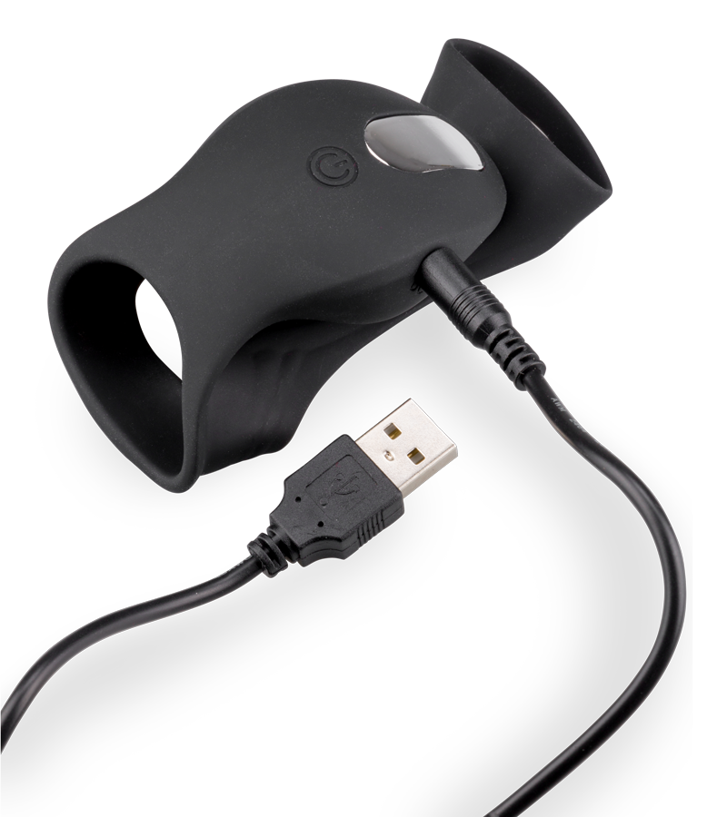 Vibrating clit-stimulating penis sleeve 7 modes