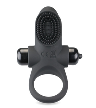 Load image into Gallery viewer, Vibrating cock ring with clit stimulator