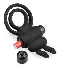 Load image into Gallery viewer, Vibrating double cock ring 10 modes