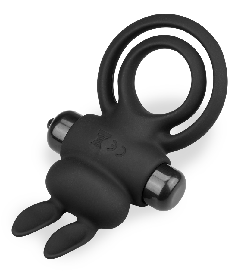 Vibrating double cock ring 10 modes