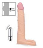 Vibrating double penetration dildo for couples