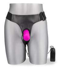 Load image into Gallery viewer, Vibrating G-spot strap on dildo harness