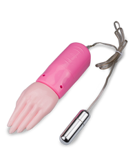 Load image into Gallery viewer, Vibrating hand vagina and clitoris stimulator