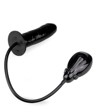Load image into Gallery viewer, Vibrating inflatable dildo with automatic pump