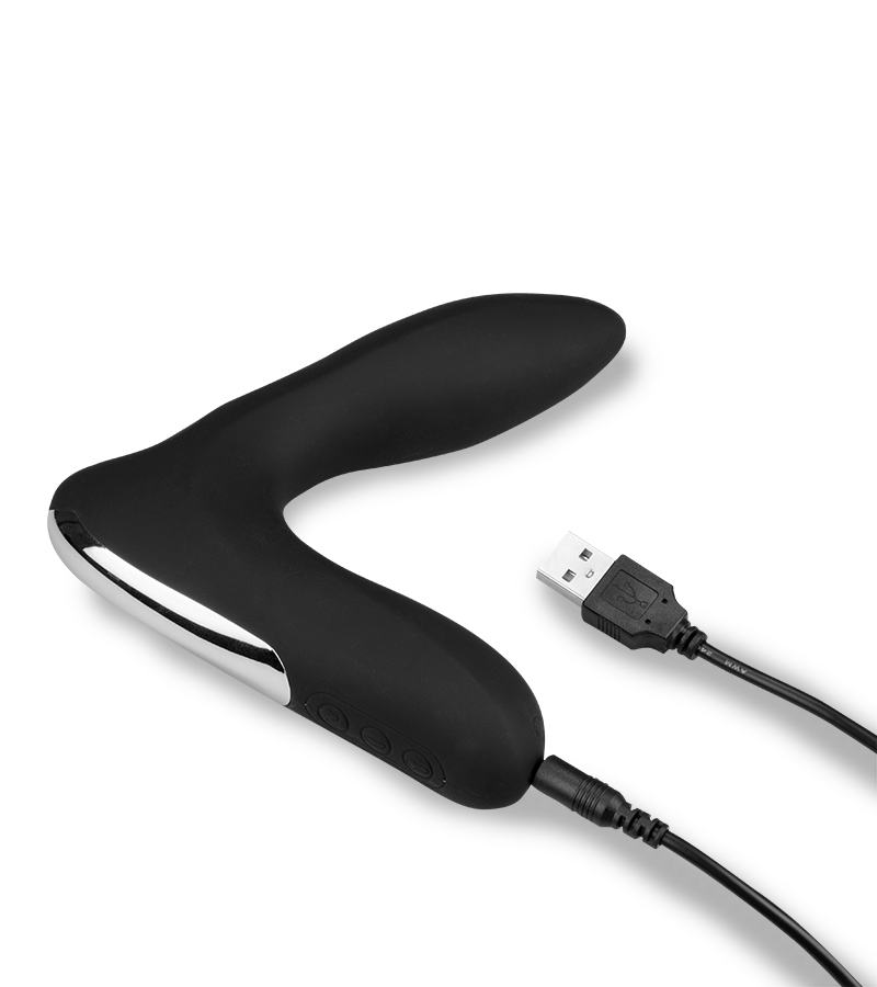 Vibrating inflatable prostate stimulator