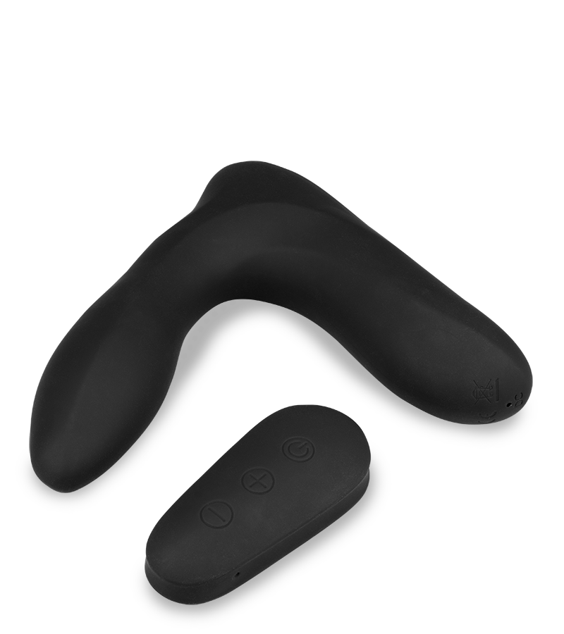 Vibrating inflatable prostate stimulator