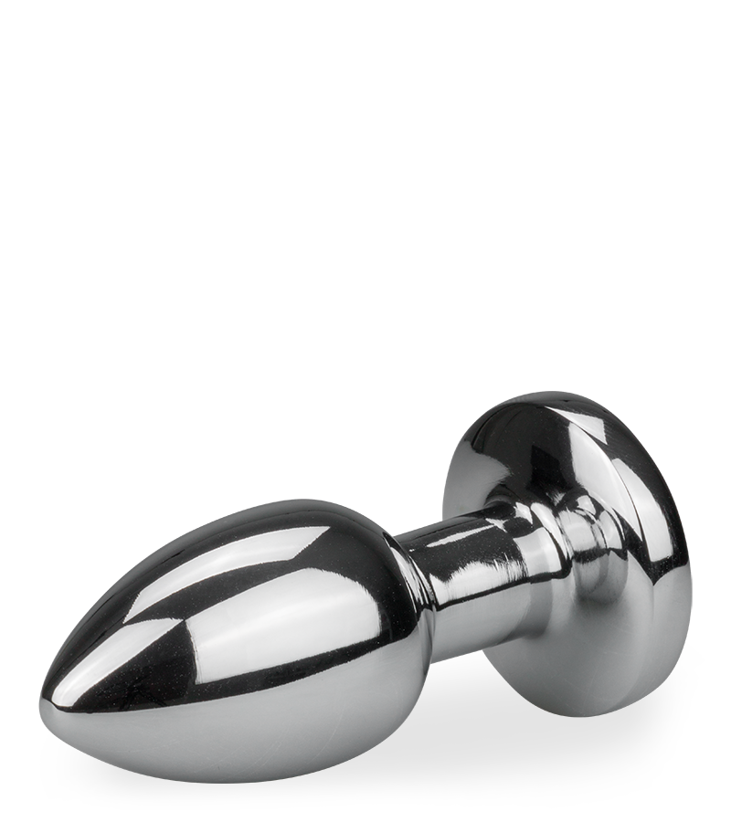 Vibrating light-up bejewelled anal plug